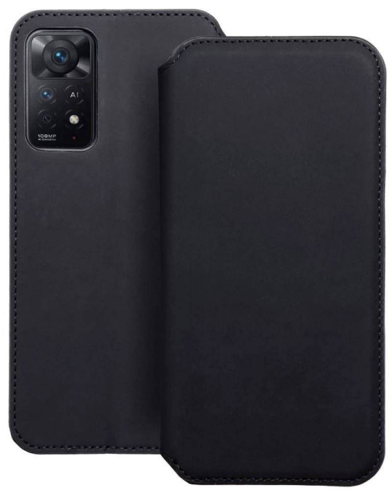 Dual Pocket Book Case Xiaomi Redmi Note 11 Pro / Pro 5G - Black