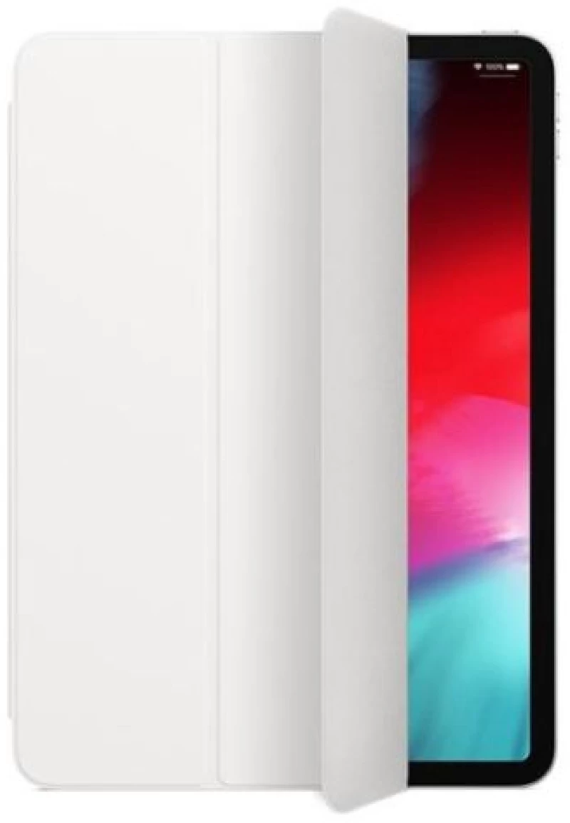 Apple iPad Pro 11 2018 - Ultra Slim Lightweight Stand Smart Case with Translucent Frosted Back Cover With Auto Sleep/Wake Feature – White