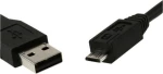 Kαλωδιο Φόρτισης Χειριστηρίων ps4 USB 2.0 to micro USB Cable Μαύρο 1.8m (oem)