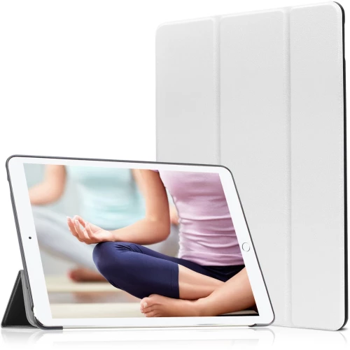 Apple iPad Pro Case 10.5″ 2017 – Ultra Slim Lightweight Stand Smart Case with Translucent Frosted Back Cover for 2017 New 10.5-inch iPad Pro, With Auto Sleep/Wake Feature –White