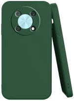 Huawei nova Y90 6.7 inch - Rubber Soft Touch Silicone Cover with Microfiber Interior Camera Protection Dark green (oem)