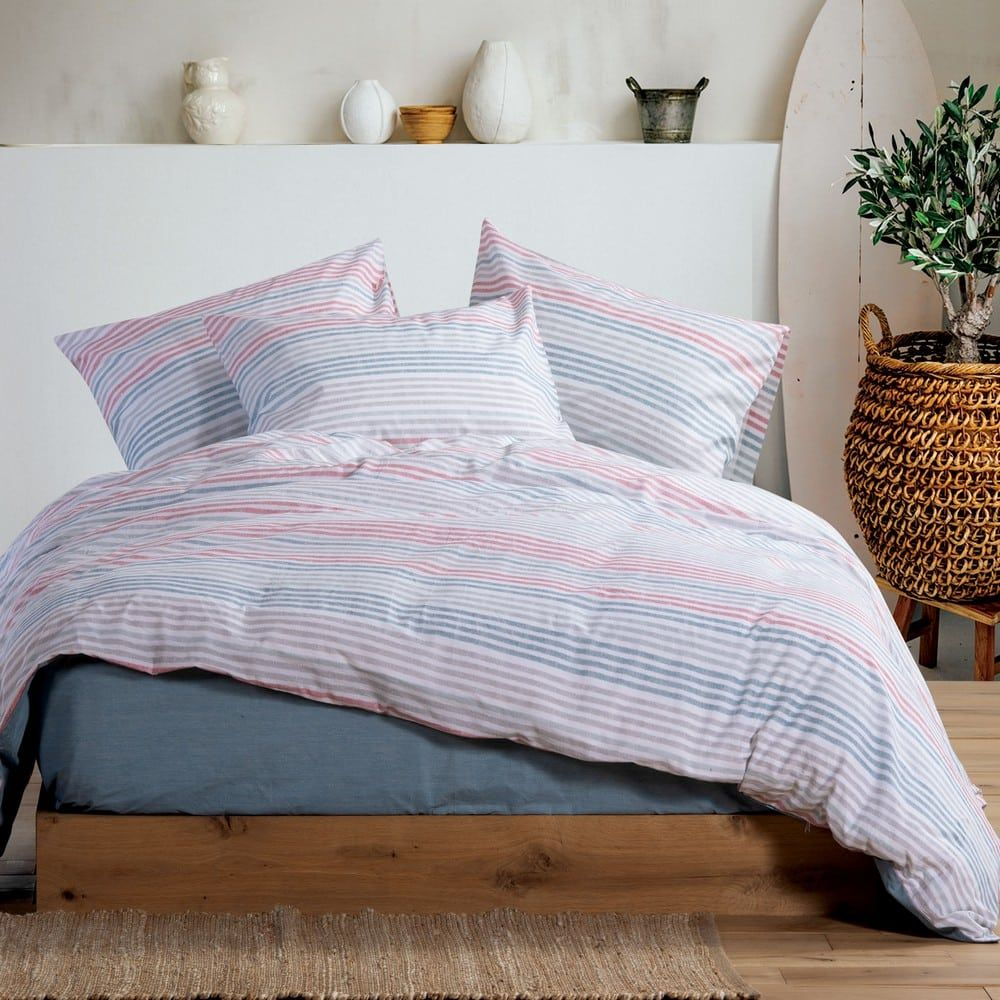 ΣΕΝΤΟΝΙΑ ΥΠΕΡΔΙΠΛΑ ΣΕΤ 4ΤΕΜ (MILES AQUA) - NEF NEF MILES AQUA / 100% ΒΑΜΒΑΚΙ