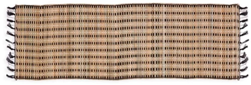 RUNNER 45x150 (STRAW NATURAL-BLACK) - NEF NEF STRAW NATURAL-BLACK / 60% ΑΧΥΡΟ-40% ΒΑΜΒΑΚΙ