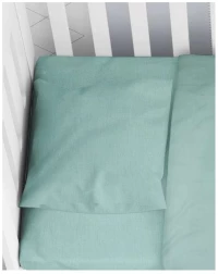 ΒΕΒΕ ΜΑΞΙΛΑΡΟΘΗΚΗ 35x45 (SOLID 497 AQUA) - DIMCOL SOLID 497 AQUA / 100% ΒΑΜΒΑΚΙ
