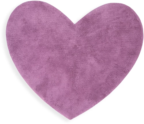 ΧΑΛΙ 125x100 (JUNIOR HEART MAUVE) - NEF NEF JUNIOR HEART MAUVE / 100% ΒΑΜΒΑΚΙ