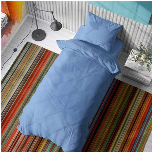 ΠΑΠΛΩΜΑ ΜΟΝΟ (SOLID 498 SKY BLUE) - DIMCOL SOLID 498 SKY BLUE / 100% ΒΑΜΒΑΚΙ (ΥΦΑΣΜΑ)