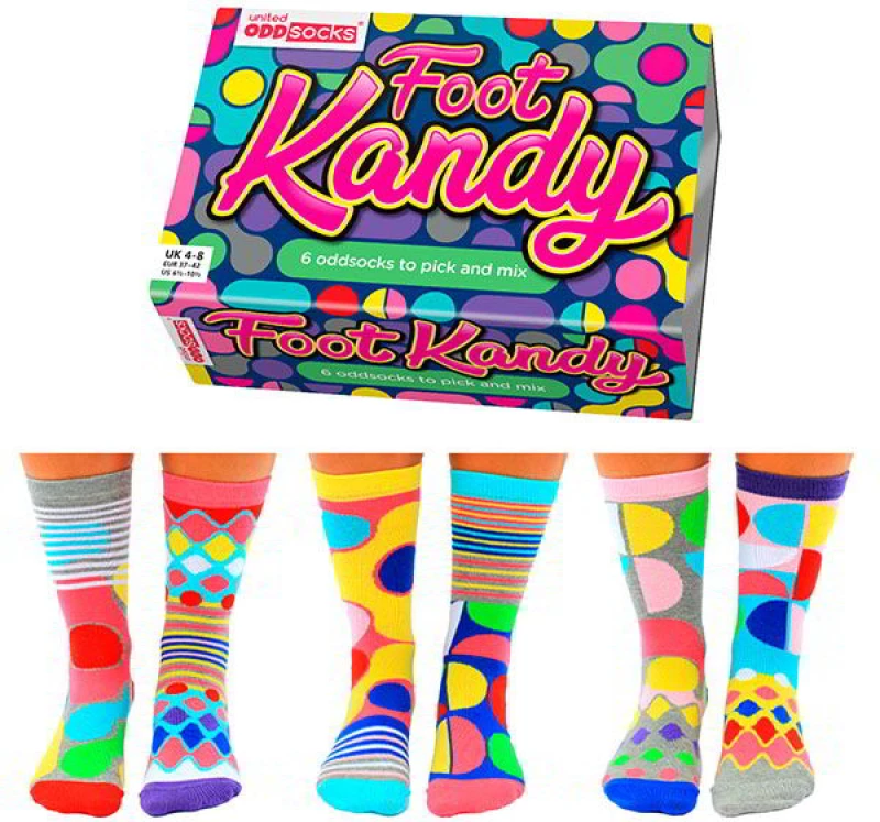 Γυναικείες κάλτσες Oddsocks 37-42 FOOT KANDY 94.03.004