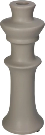 Κηροπήγιο Μπεζ Κεραμικό 8x8x24cm