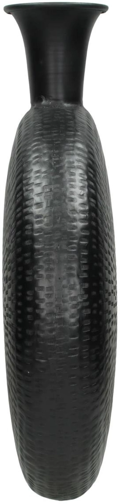 Βάζο Μαύρο Μέταλλο 39x14x47cm