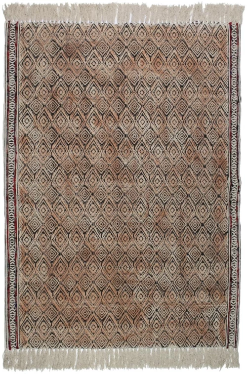 Χαλί Ροδακινί Βαμβακερό 120x180cm
