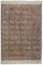 Χαλί Ροδακινί Βαμβακερό 120x180cm