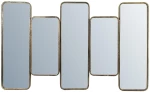 Καθρέπτης Καφέ Μέταλλο 100x4.5x60cm