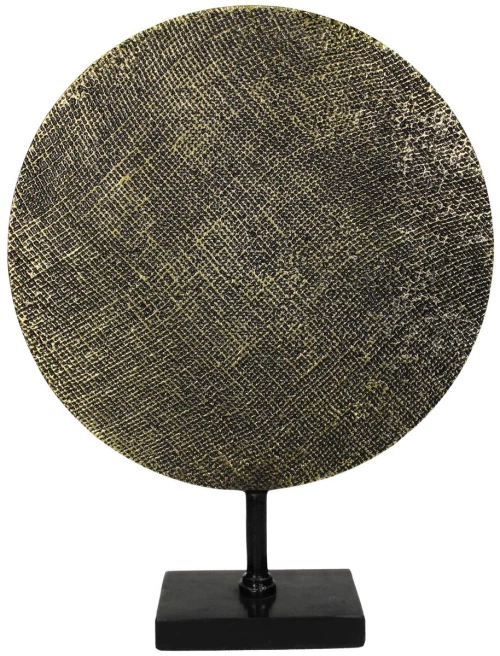 Διακοσμητικό Δίσκος Καφέ Αλουμίνιο 35x10x45cm
