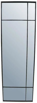 Καθρέπτης Μαύρο Μέταλλο 64.5x3x200cm