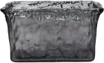 Βάζο Γκρι Ανακυκλωμένο Γυαλί 33x13x20cm