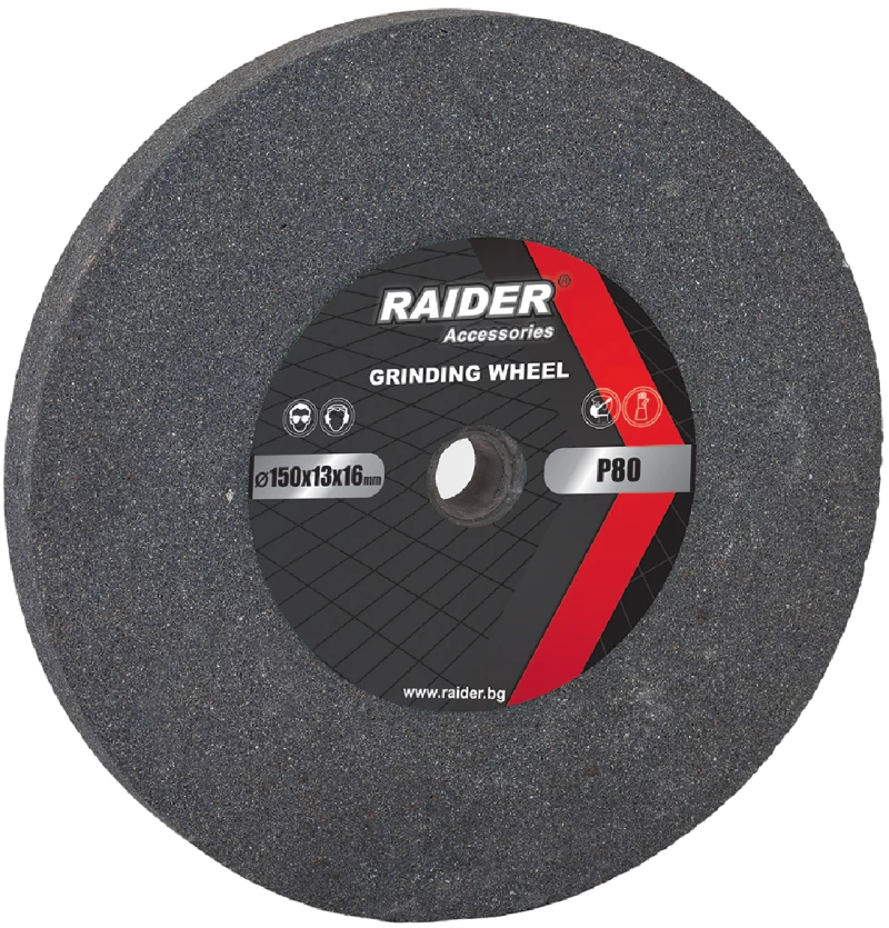 RAIDER ΠΕΤΡΑ ΛΕΙΑΝΣΗΣ ΓΚΡΙ ΧΟΝΤΡΗ Φ200 Ρ60 165123