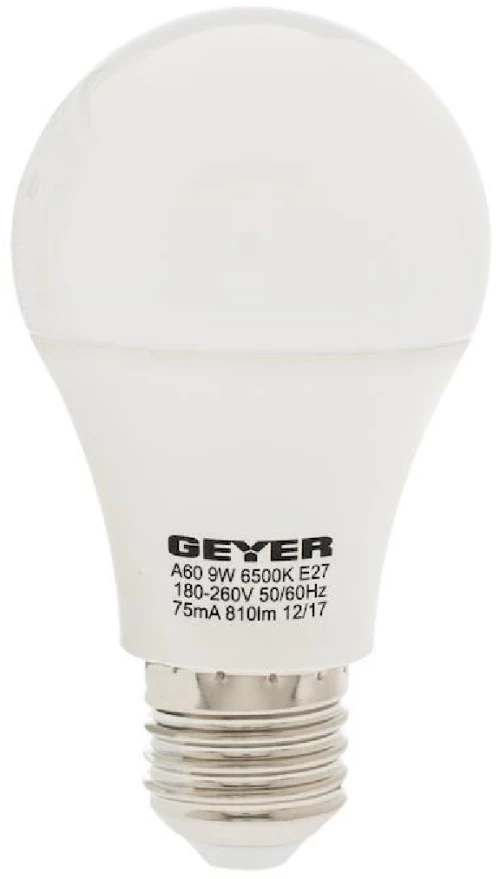 GEYER ΛΑΜΠΑ LED Α60 E27 8.5W ΛΕΥΚΟ 806LM LACE279E & LACE279S