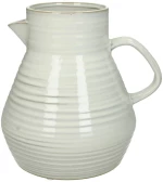 Βάζο Κανάτα Λευκό Πέτρα 20x17.5x20cm