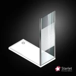 Σταθερό Πλαϊνό Καμπίνας Ντουσιέρας 80 εκ. Starlet Stripes SPS80S-100