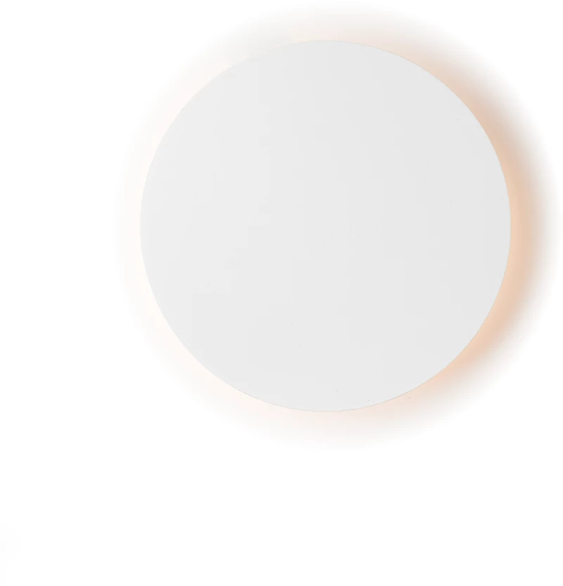ΕΠΙΤΟΙΧΟ Φ/Σ LED 5W 3000Κ ΛΕΥΚΟ MDF ΚΥΚΛΟΣ Φ14ΧΗ3,6CM ECLIPSE ACA ZM1705LEDWW