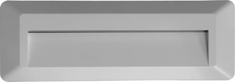 LED WALL RECTANGLE LUMINAIRE GREY 230V AC IP65 2W 3000K 100LM RA80 ACA SLIM32N