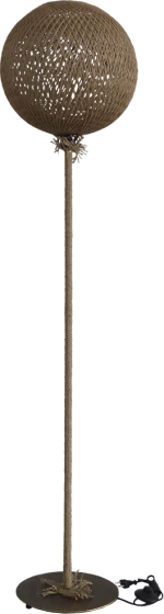 SILK-02 FLOOR LAMP ROPE NATUR-UT-BR Heronia 31-1161