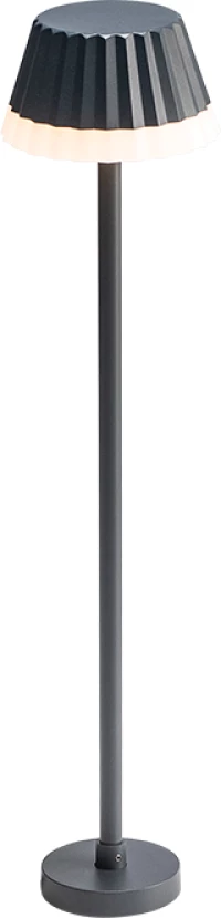 LED SMD POST LUMINAIRE 10W 400LM 130° 230V AC 3.000K DARK GREY CRI80 IP65 30.000HRS ACA LG2122G-600