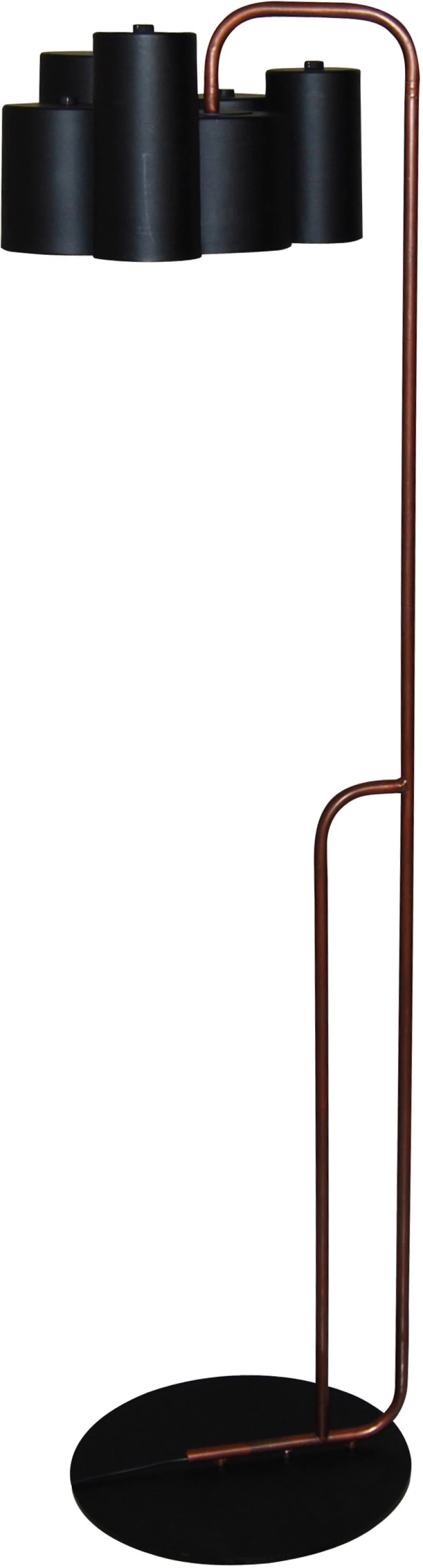 HL-3566-1F BRODY BLACK & OLD COPPER FLOOR LAMP HOMELIGHTING 77-3995