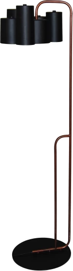 HL-3566-1F BRODY BLACK & OLD COPPER FLOOR LAMP HOMELIGHTING 77-3995