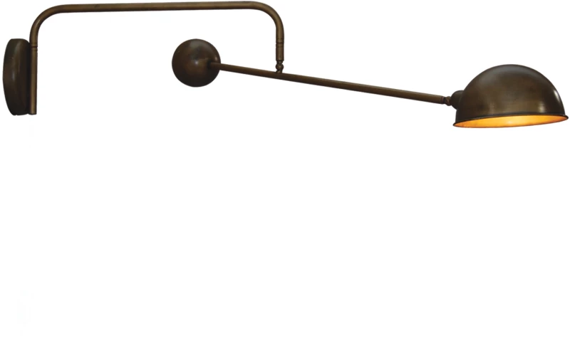 HL-3539-1 L OLIVER OLD COPPER & BLACK WALL LAMP HOMELIGHTING 77-3880