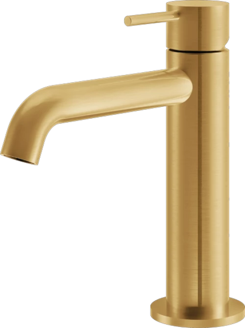 Μπαταρία Νιπτήρος με Βαλβίδα Clic Clac Inox 316 Gold Brushed PVD La Torre Elle 316 35004-211