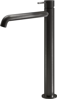 Μπαταρία Νιπτήρος Ψηλή με Βαλβίδα Clic Clac Inox 316  PVD Black Brushed PVD  La Torre Elle 316 35016-411