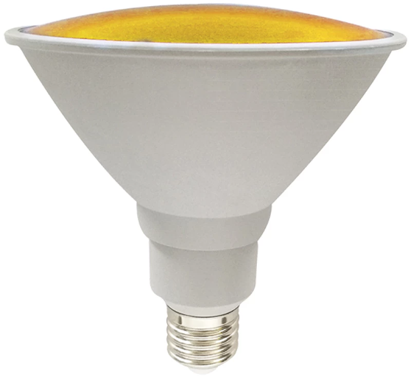 PAR38 LED IP65 15W 1150Lm YELLOW 110° 230V Ra80 ACA PAR3815Y