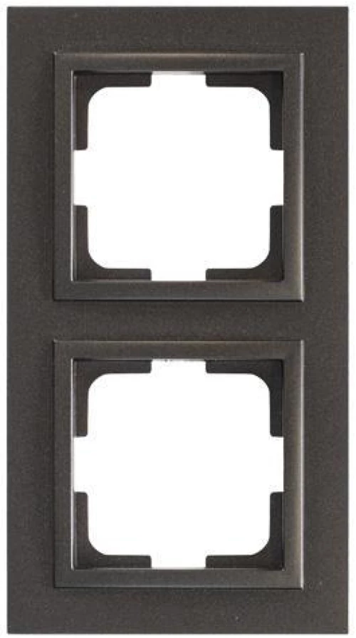 ΠΛΑΙΣΙΟ 2 ΘΕΣΕΩΝ ΜΑΥΡΟ Eurolamp 152-10381