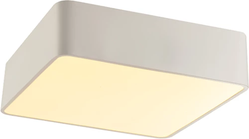 ΟΡΟΦΗΣ Φ/Σ LED 40W 3200LM 3000K ΛΕΥΚΟ ΜΕΤ/ΚΟ 48X48XH13CM EMERY ACA V28LEDC48WH