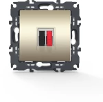 PRIME ΠΡΙΖΑ ΗΧΕΙΩΝ ΜΟΝΗ ΜΕ ΚΛΙΠ 36-230VAC IP20 MAT ΣΑΜΠΑΝΙΖΕ ACA 1000113504