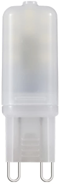 LED SMD G9 PLASTIC 3W 6.000K 230Lm 300° 230V AC Ra80 30.000Hrs FROSTED ACA G928353CWF