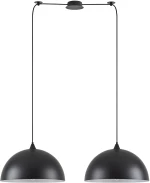 SE21-BL-B10-BL2-MS40 ADEPT PENDANT Black Metal Pendant+ HOMELIGHTING 77-8720