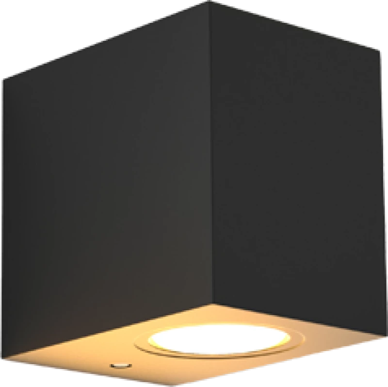 it-Lighting Norman 1xGU10 Outdoor Up or Down Wall Lamp Anthracite D:8cmx7cm 80200444