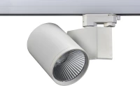 WHITE LED TRACK LUMINAIRE 40W 3000K 3-PHASE 38° 4000LM 230V AC Ra80 ACA LISOR4030W4