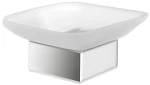 Σαπουνοθήκη Επικαθήμενη Chrome Sanco Glass Bathroom Set 90255-A03