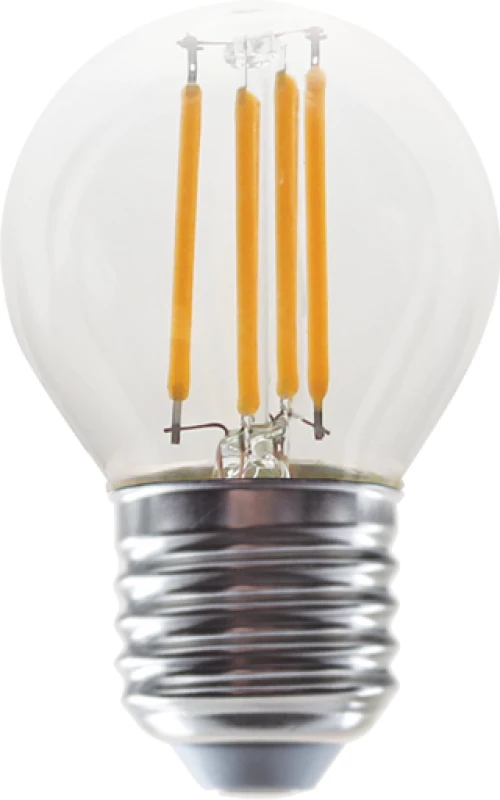 LED FILAMENT E27 G45 4W 4000K 230V AC 490LM RA80 ACA ALIN4NW