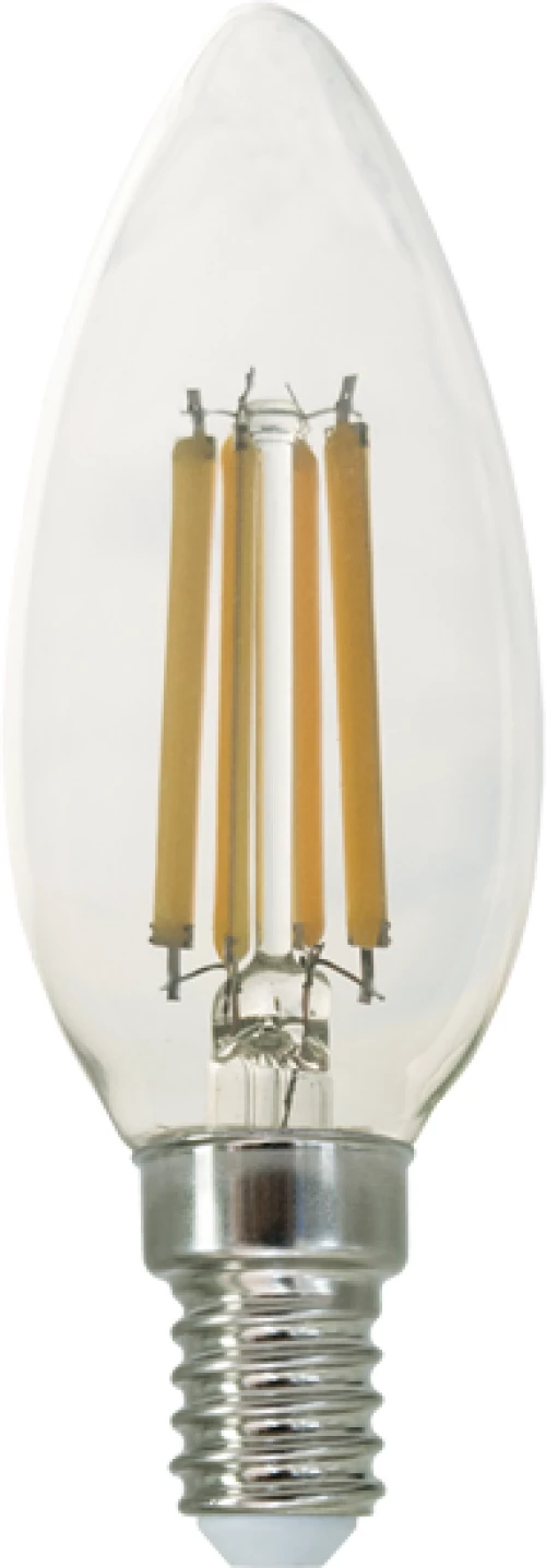 LED FILAMENT E14 C35 6W 2700K 230V AC 760LM RA80 ACA FLAM6WW