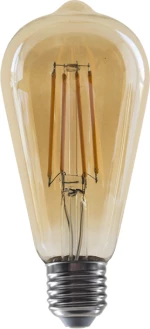LED FILAMENT E27 STEP-DIM ST64 AMBER 8W 2700K 230V AC 920LM RA80 ACA CONDI8WWAMSD