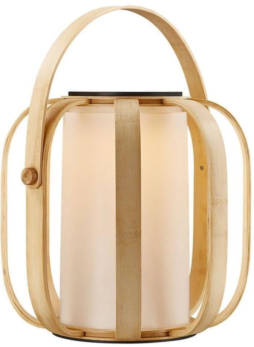Φωτιστικό Επιτραπέζιο Ηλιακό Solar IP44 Charged 31,8xΗ39,6cm 4w 2700K 300lm Μπαμπού Φυσικό Nordlux Bob 2118085062