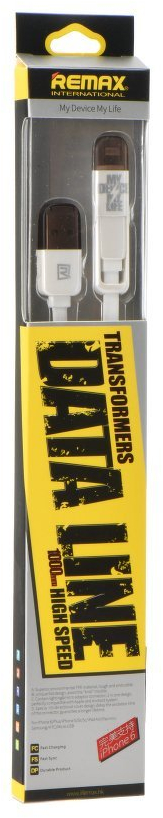 REMAX Καλώδιο USB A - Apple Lightning/MicroUSB 2σε1 8Pin REMAX 1m DM-5158