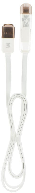 REMAX Καλώδιο USB A - Apple Lightning/MicroUSB 2σε1 8Pin REMAX 1m DM-5158