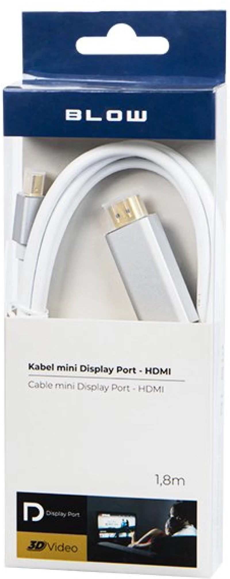 BLOW Καλώδιο mini DisplayPort - HDMI 1.8m BLOW DM-92-020