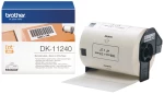 Brother DK-11240 Label Roll – Black on White, 102mm x 51mm (DK11240) (BRODK11240)