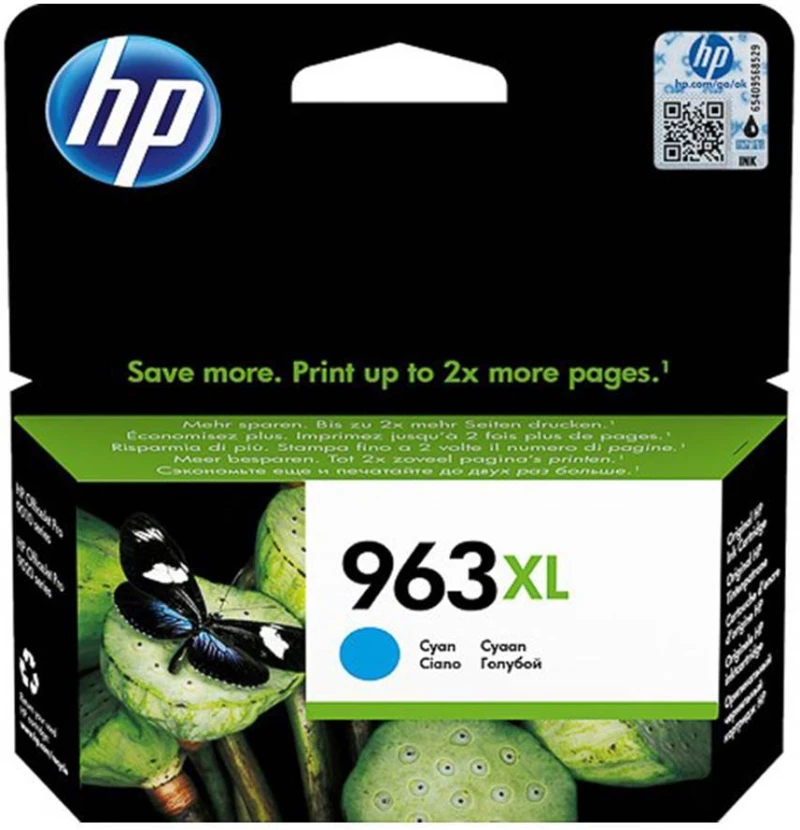 HP Μελάνι Inkjet No.963XL HC Cyan (3JA27AE) (HP3JA27AE)